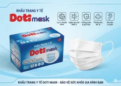 Khẩu trang y tế Doti mask 4 lớp (Trắng)